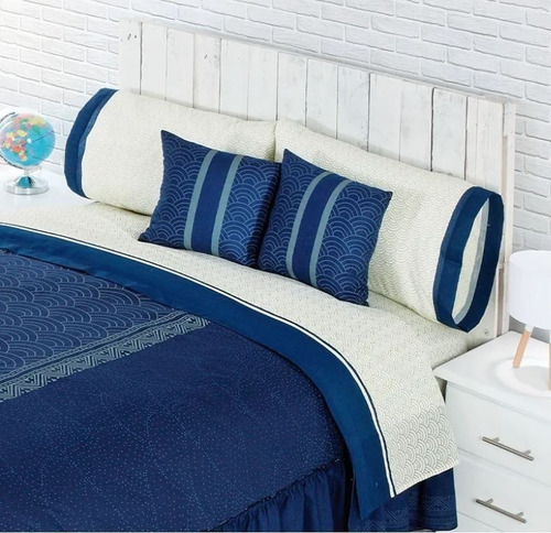 Edrecolcha Fabricio King Size C/3 Cojines+sábanas+ Cortinas