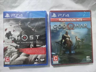 God Of War Y Ghost Of Tsushima Ps4 Ambos Sellados Por $449