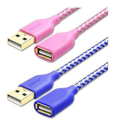 Extension De Cable Usb, Okray Paquete De 2 Extensor Usb Tre