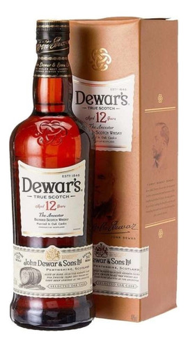 Whisky Dewars 12 Años Double Aged 750ml 