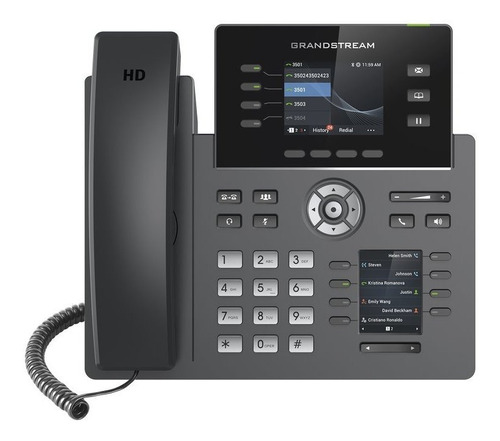 Teléfono Ip 4 Líneas Alta Demanda Lcd Grandstream Grp-2614