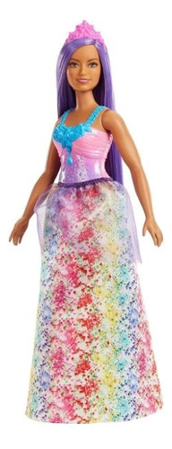 Barbie Dreamtopia Princesas Básicas Cabello Morado