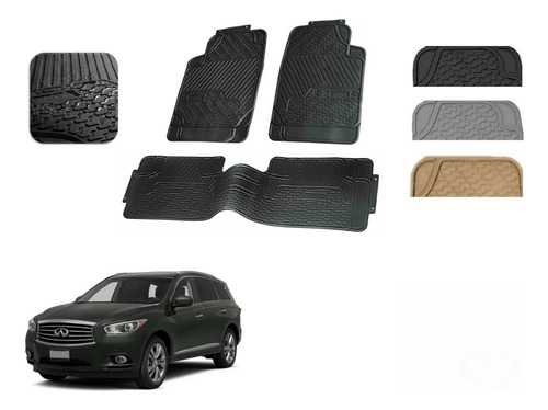 Kit Tapetes 3pz Big Truck Infiniti  Jx35 2013 A 2014