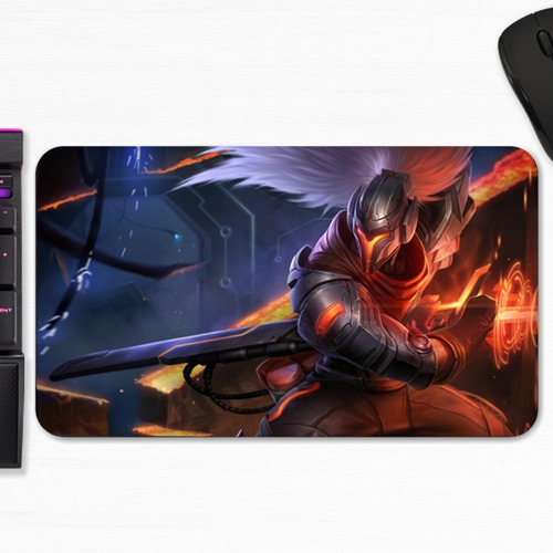  Mouse Pad Gamer Proyecto Yasuo League Of Legends Art M