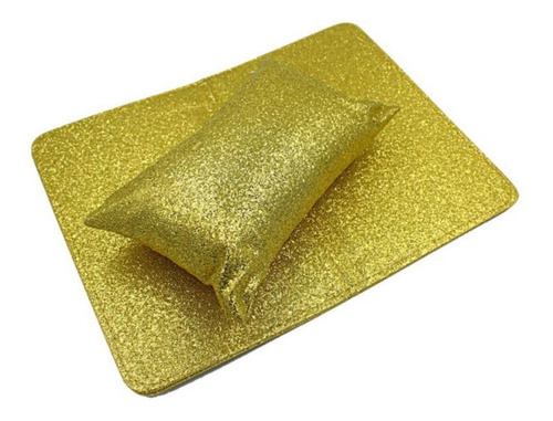Almofada + Tapete P/ Manicure Apoio Mãos Suporte Unha De Gel