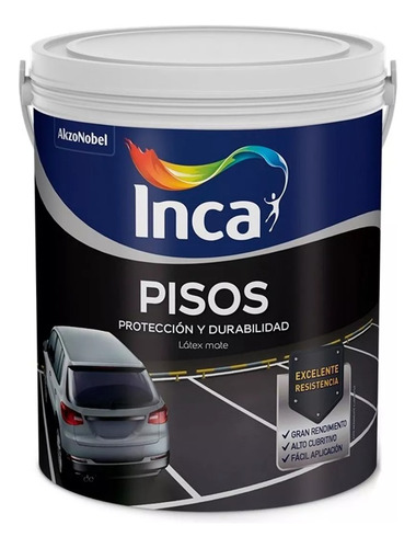 Inca Pintura Para Pisos Varios Colores A Elección 4 Litros