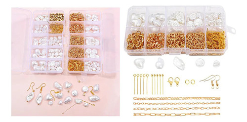 Perlas Barrocas Abs Hechas En Casa Con Agujero Conjunto 2