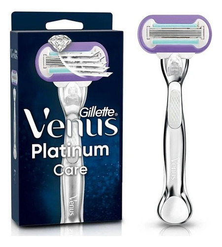 Rastrillo Gillette Venus Platinum Para Mujer Con 5 Hojas