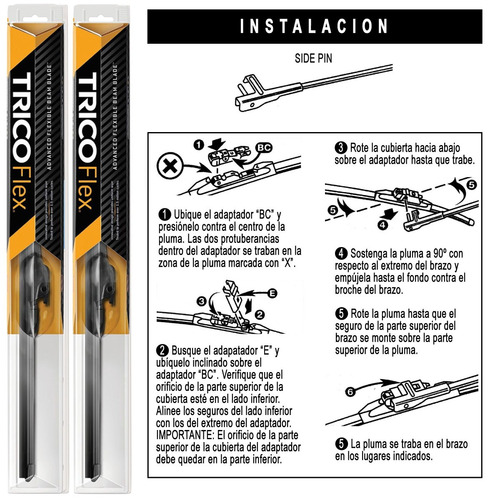 Escobillas Limpiaparabrisas Citroen C4 2008-2012