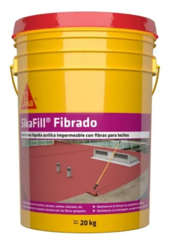 Sikafill Fibrado Membrana Liquida 20 Kg Ambito