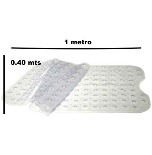 Imagen 4 de 9 de Alfombra Antideslizante Para Baño 1 Mtr De Largo