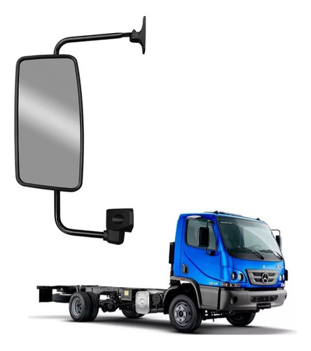Espelho Retrovisor Mb Accelo 20/22 Ld Sem Desembaçador Conv