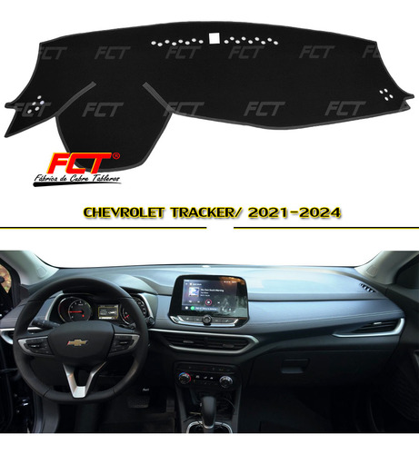 Cubre Tablero Premium/ Chevrolet Tracker/ 2022 2023 2024 Fct