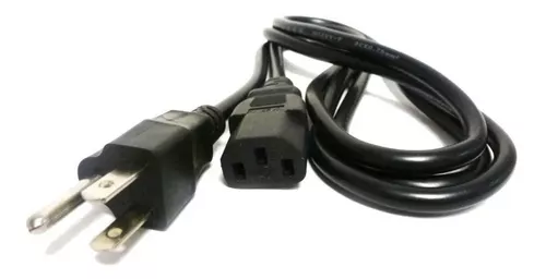 Cable Poder Ac Corriente Computadora Monitor Pc - Shopink