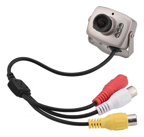 Mini 6 Led Con Cable Cmos Cctv Pal Cámara De Seguridad Visió