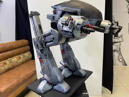 Ed 209 Robocop Neca 1/4 Custom (70cm) Leia O Anúncio (Recondicionado)