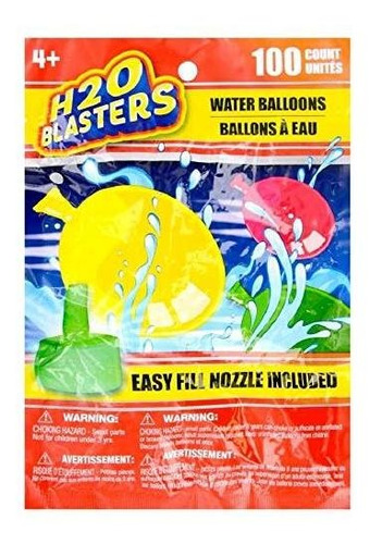 H2o Blasters Agua Globos, 100-ct. Paquetes (varios Colores).