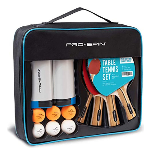 Pro Spin Juego De Ping Pong Portátil Play Anywhere - Kit Par