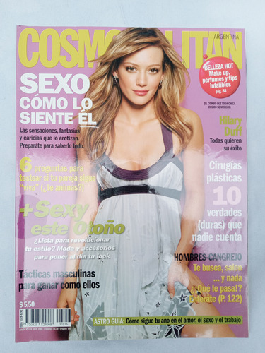 Revista Antigua * Cosmopolitan Argentina *n° 116 Hilary Duft (Usado)