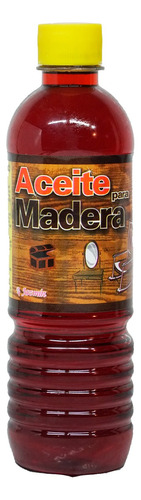 Aceite Rojo Para Madera Y Muebles 500 Ml / Jazmín / 12 Pza
