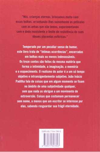 Bolha De Luzes, De Padilha, João Inácio. Editora Companhia Das Letras, Capa Mole Em Português, 1998