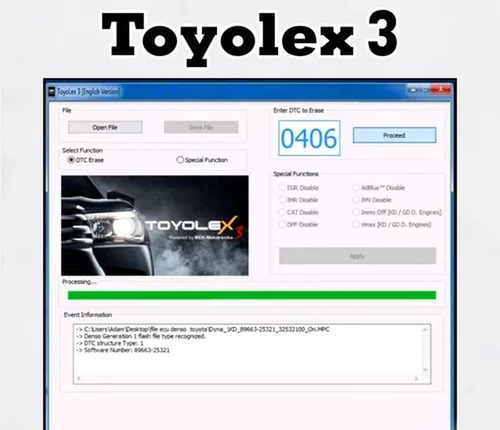 Toyolex Para Dtcc