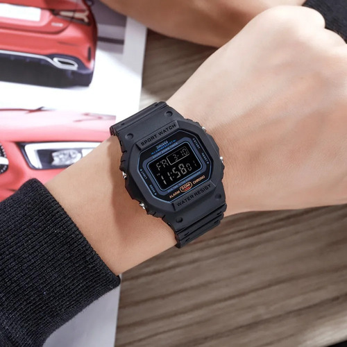Reloj Digital Deportivo Led Electrónico A Prueba De Agua Par