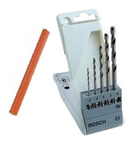 Set De Mechas Metal 2-3-4-5-6 Bosch Hexagonal + Regalo