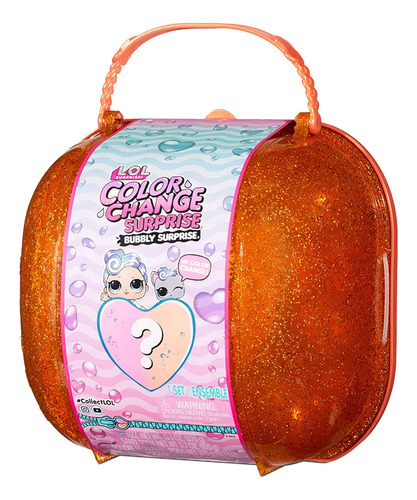 Bolso Bubbly Surprise Con Muñeca Y Mascota Cambio De Color