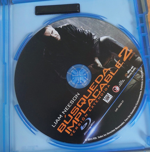 Búsqueda Implacable 2 Versión Extendida Liam Neeson Blu-ray (Usado)