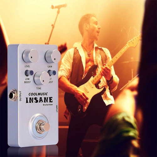 Coolmusic C-di01 Insane Distortion Pedal De Distorsión De . Color Blanco