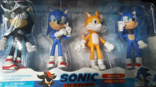 Cartela De Bonecos Sonic Boom 4 Personagens