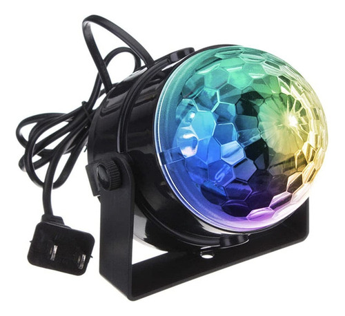 Bzmrsde Luz Fiesta 7 Color Rgb Bola Discoteca Giratoria Par