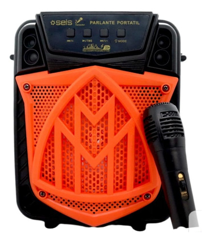 Parlante Mega Boom 800w Led Bluetooth Radio Micrófono