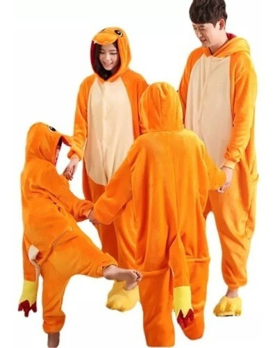 Pijama  Charmander Pokemon Niños Adultos Kigurumi Enteros