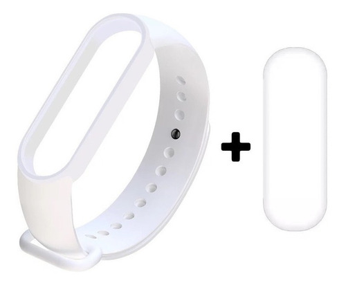 Pulseira Para Xiaomi Mi Band 5 E 6 De Silicone + 1 Película