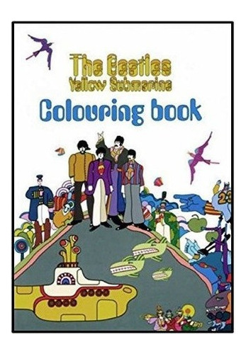 The Beatles Cartoon Yellow Submarine Libro Para Color