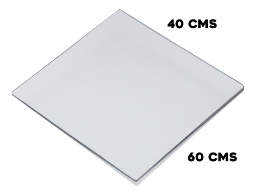 Acrilico Transparente 2 Hojas De 40x60 Cm | Grosor De 6mm