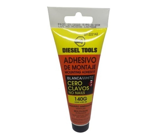 No Mas Clavo Pega Cero Clavos Multiusos Diesel Tools 140g X2