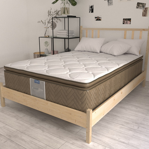 Colchón Restonic King Size Gold Premier Leyen Tecnología Freshdream Ortopédico + 2 Almohadas