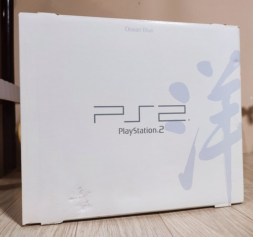 Consola Ps2 Edición Ocean Blue Japonés En Caja