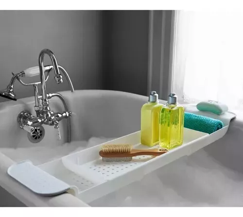 Organizador Bandeja Baño Extensible Para Bañera Bañadera