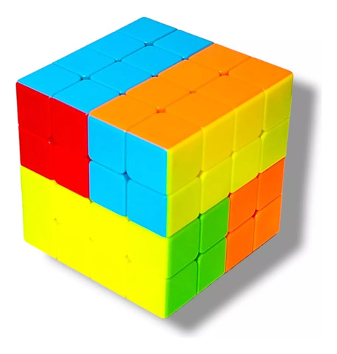 Cubo Magico 4x4x4 Profissional Peças Coloridas