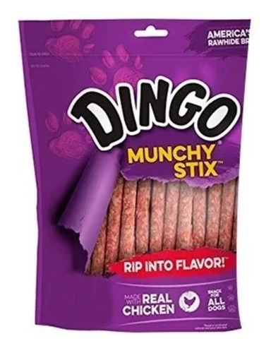 Snack Para Perros Dingo Munchy Stix 10un