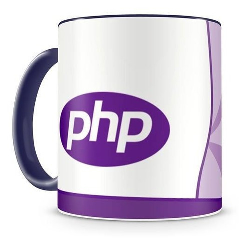 Caneca Linguagem Php Color Azul