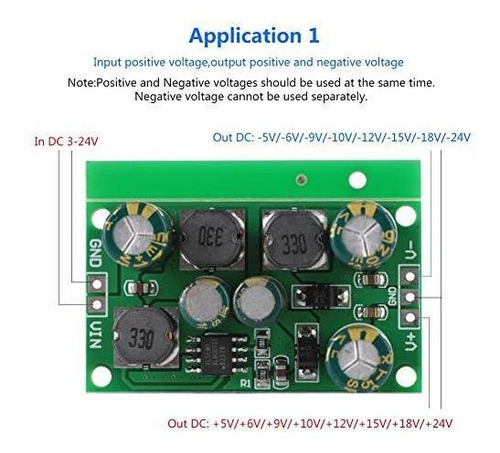 Imagen 4 de 6 de Dc Convertidor Voltaje Positivo Negativo ± Volts