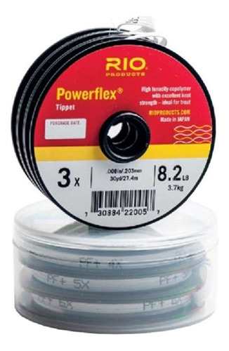 Tippet Powerflex De 3 Paquetes 0x2x