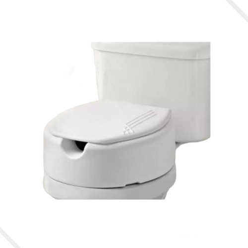 Assento Sanitário Convencional Oval Elevado 13,5cm Tampa