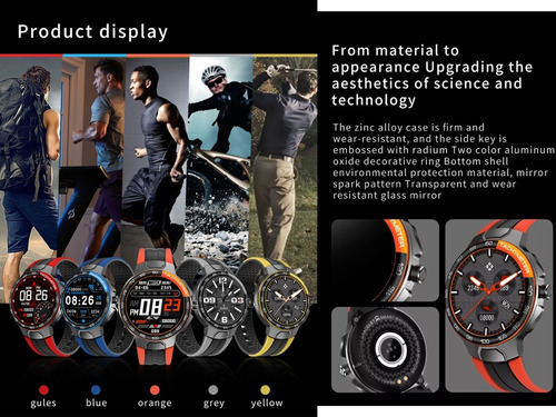 Reloj Smart Watch E15 Hombre Mujer Sumergible P/ Android Ios