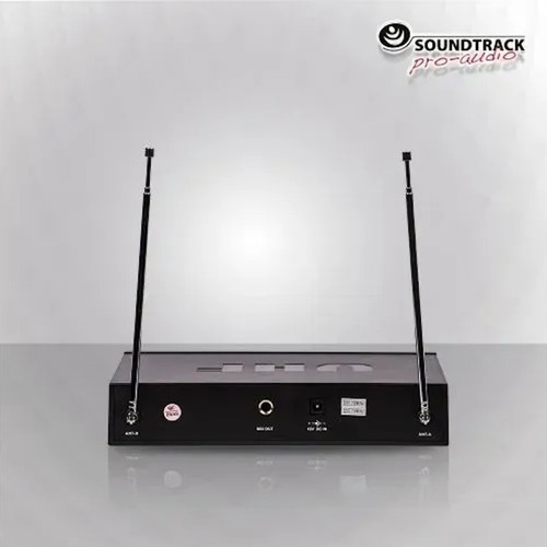 Micrófono Inalambrico Doble Sound Track Stw-vh2 Vhf +